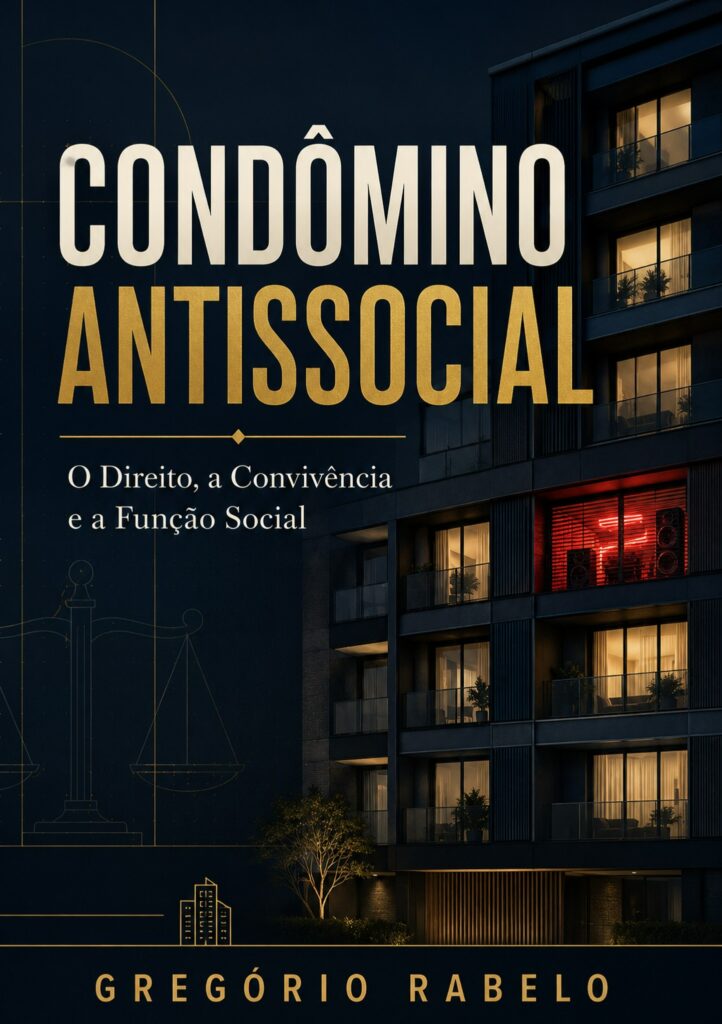 Capa do livro Condômino Antissocial: O Direito, a Convivência e a Função Social, de Gregório Rabelo
